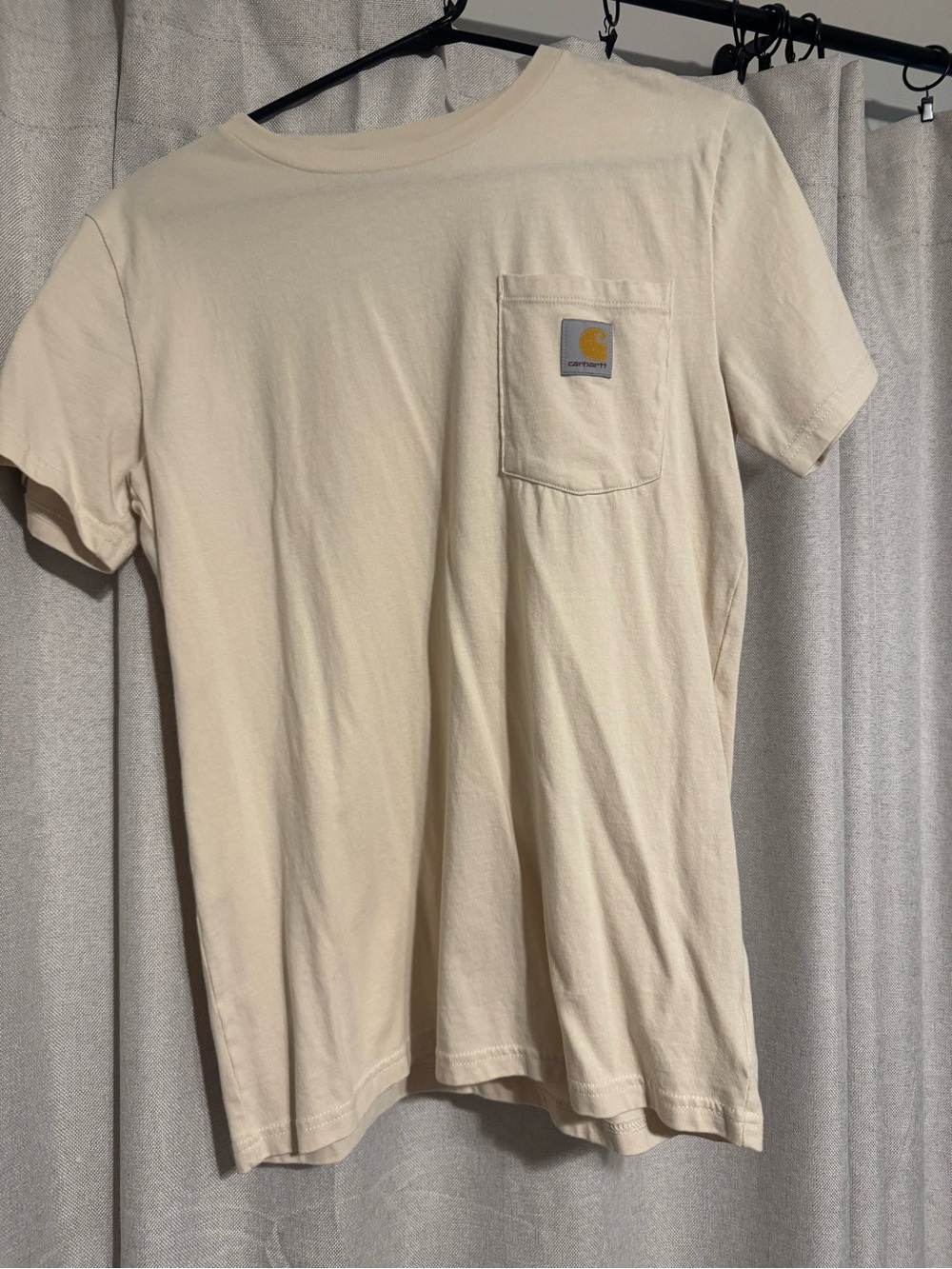 Carhartt Short Sleeve Pocket Tee in Cream